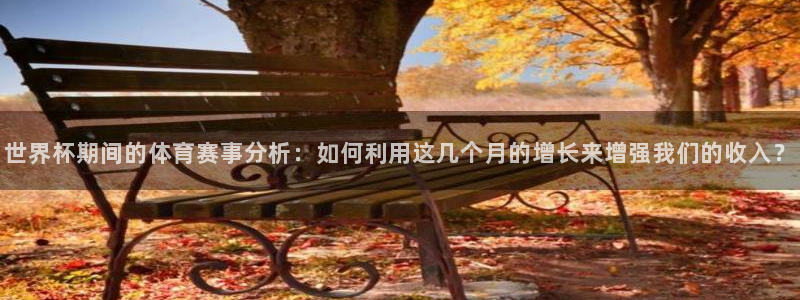 世界杯葡萄牙赛程：世界杯期间的体育赛事分析：如何利用这几个月的增长来增强我们的收入？